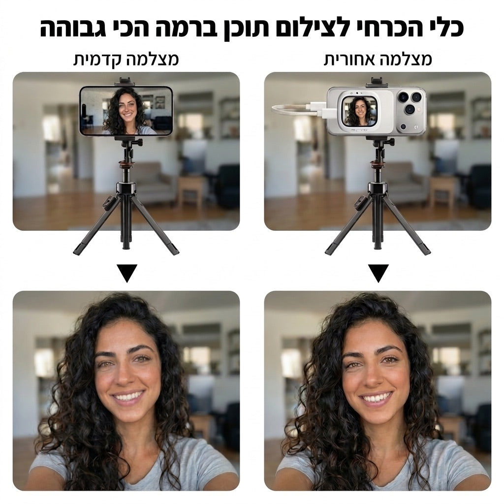 CashGrip מסך שיקוף לטלפון עם שלט